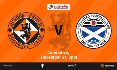 Mark Kerr's Ayr United are the visitors to Tannadice this weekend.