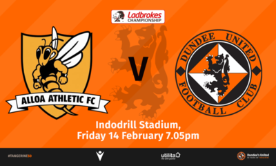 This Friday we make the trip down to Alloa