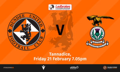 We welcome John Robertson's side to Tannadice on Friday night.