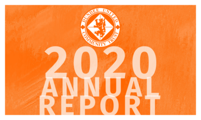 Dundee United Community Trust Annual Report Graphic